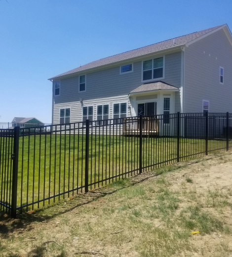 metal fence installed Indianapolis IN